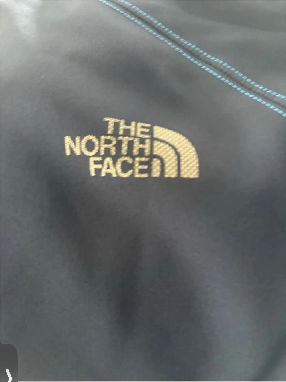 The North Face Men’s Large Blue Full Zip Softshell Jacket Hooded Performance